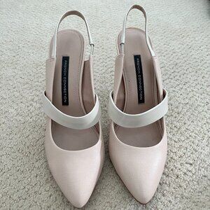 Light Pink/White French Connection Heels